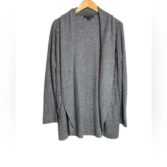 Barefoot Dreams | CozyChic Lite Circle Cardigan Pockets Bamboo Pacific Blue - Picture 4 of 10